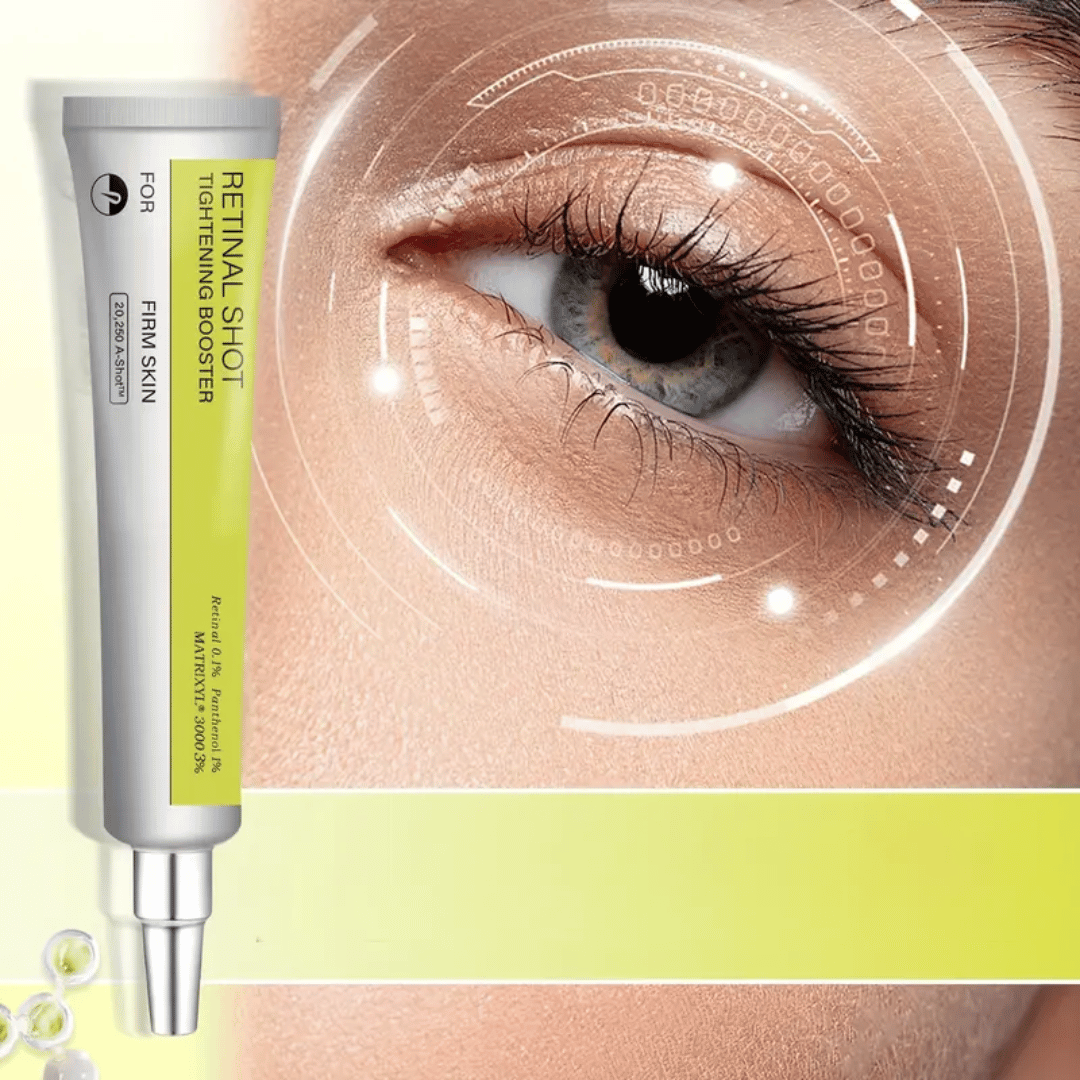 DermaÉlix Retinal Shot benefits - visible tightening and skin rejuvenation