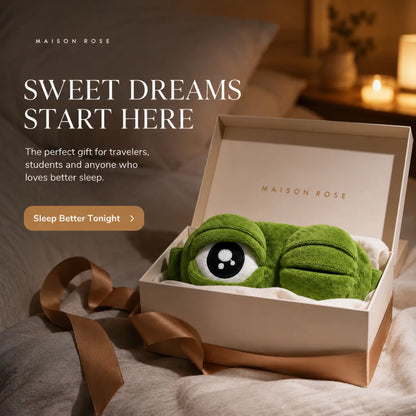 FroggySnap – Plush Sleep Mask