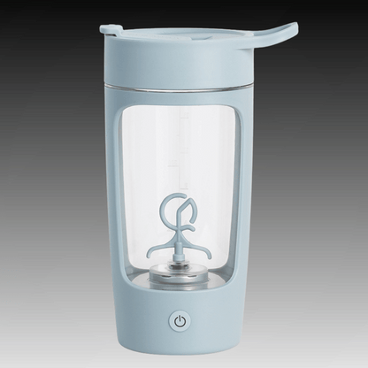ShakeStorm electric mixer bottle demonstrating vortex mixing technology - portable protein shaker for gym and travel