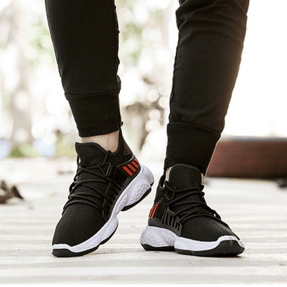 RAVEN sneakers black colorway - urban performance shoes with reinforced cushion sole and UrbanGrip outsole