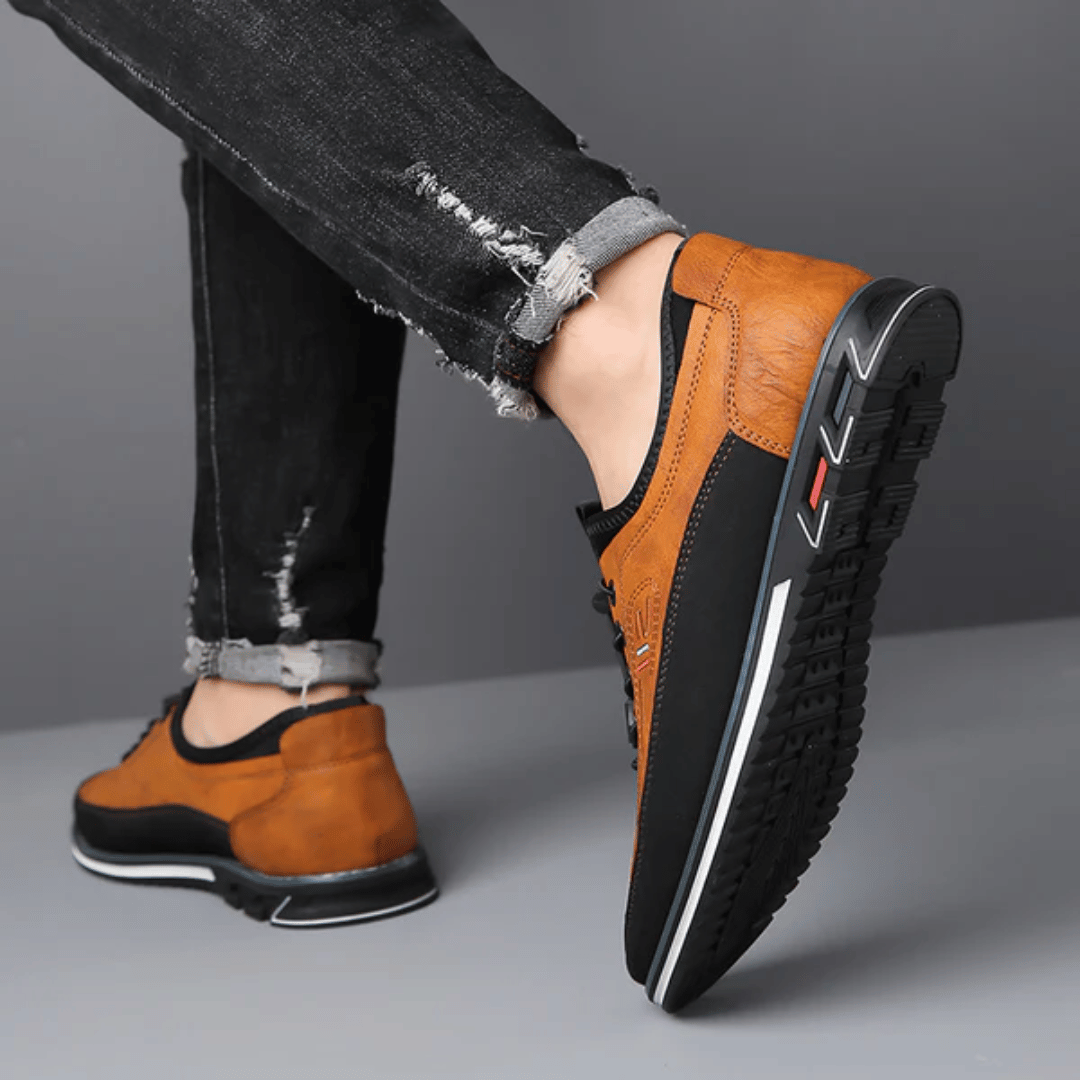 Oxford Comfort Sneakers lifestyle shot demonstrating everyday wear and versatility