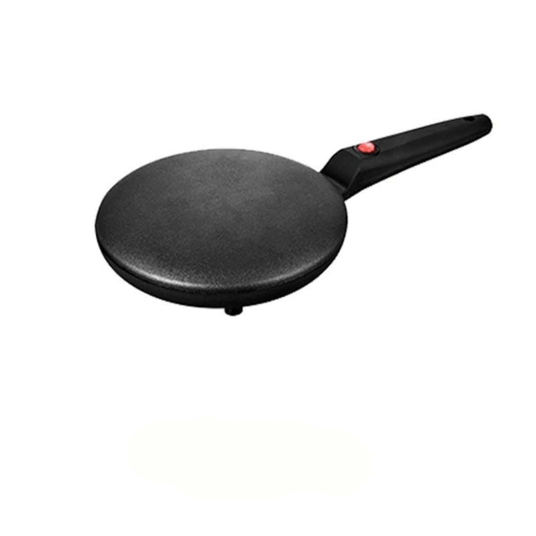 QuickBake electric pancake pan with non-stick surface for perfect breakfast cooking