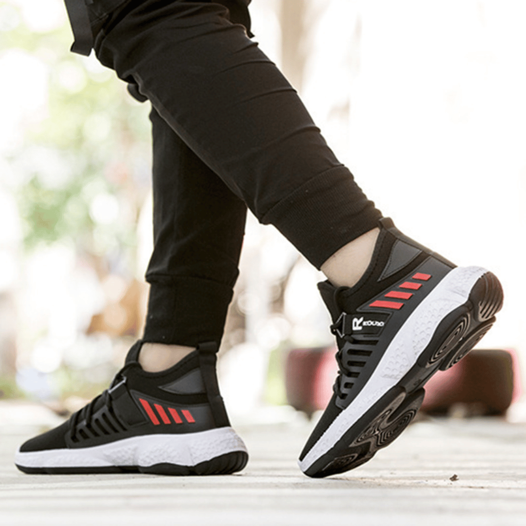 RAVEN sneakers black colorway - urban performance shoes with reinforced cushion sole and UrbanGrip outsole