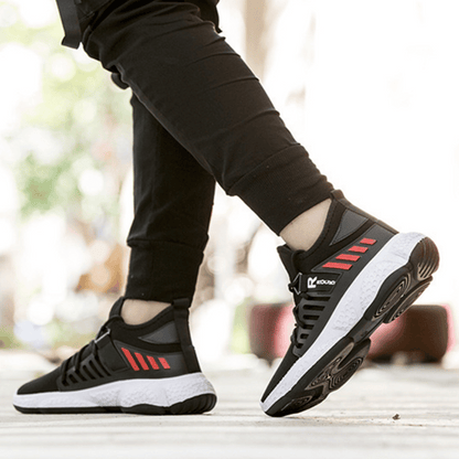 RAVEN sneakers black colorway - urban performance shoes with reinforced cushion sole and UrbanGrip outsole