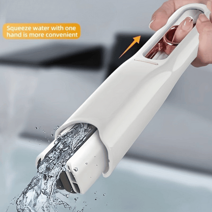ProClean mini squeeze mop with one-hand operation design for mess-free compact cleaning