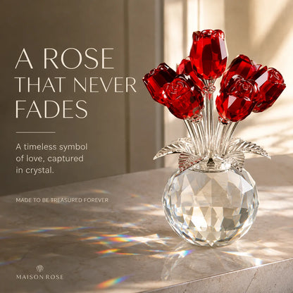 Eternal Crystal Rose Bouque