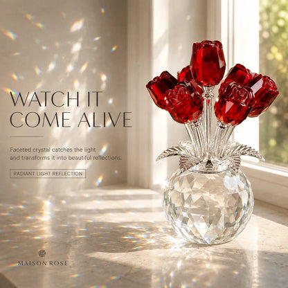 Eternal Crystal Rose Bouque