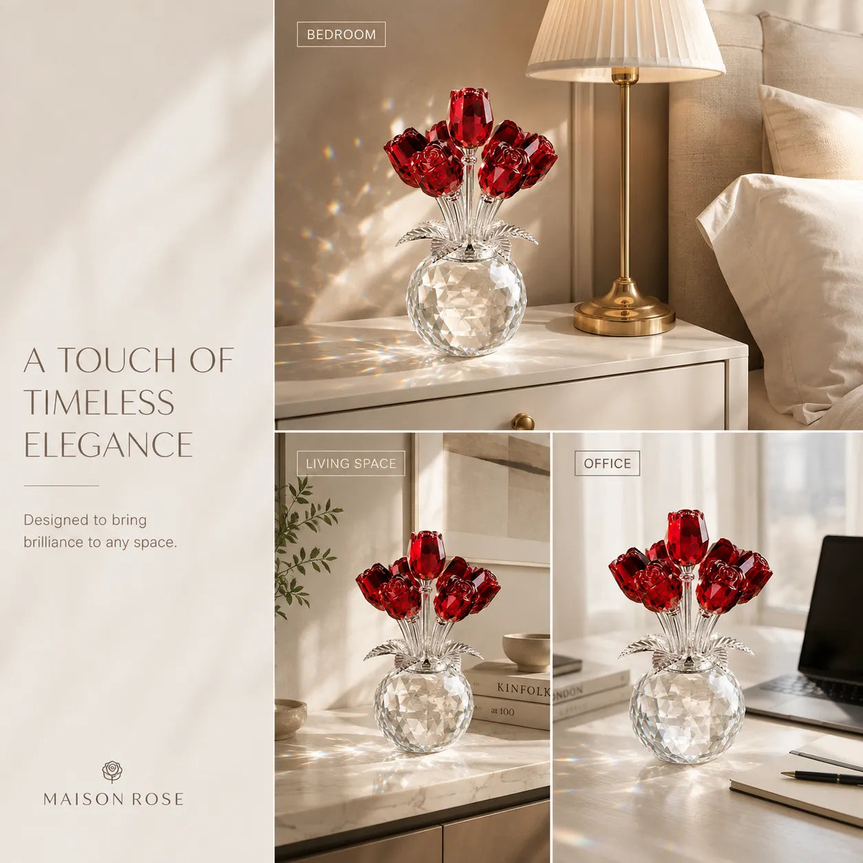Eternal Crystal Rose Bouque