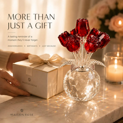 Eternal Crystal Rose Bouque