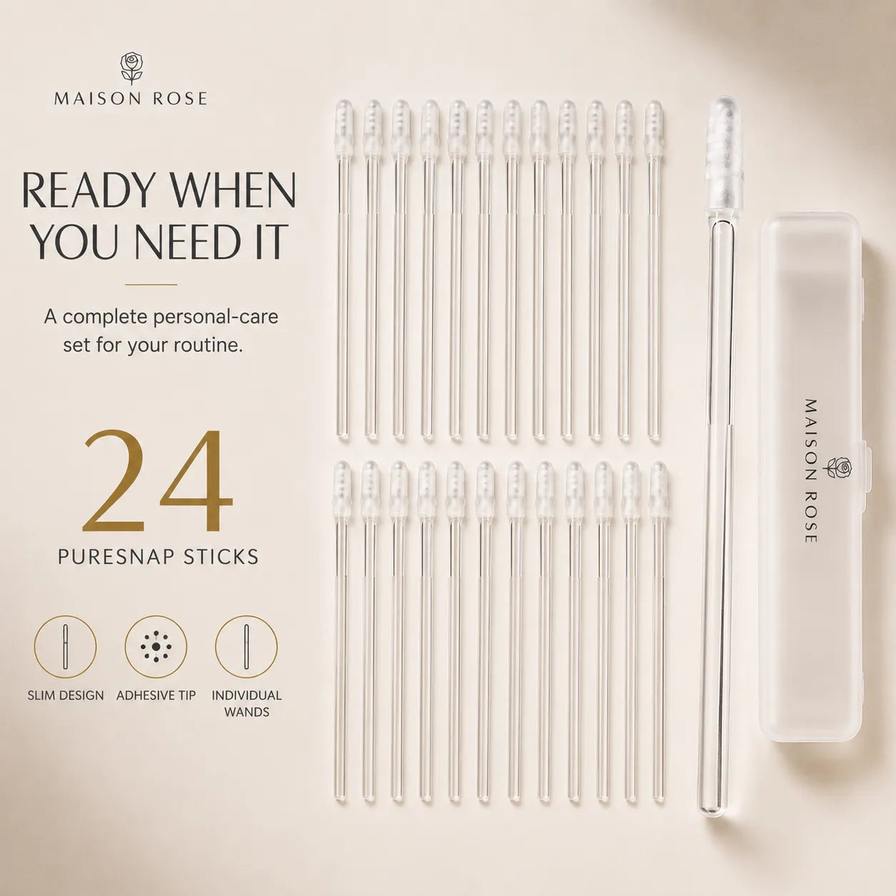 PureSnap – Sticky Ear Cleaning Swabs & Wax Removal Tool