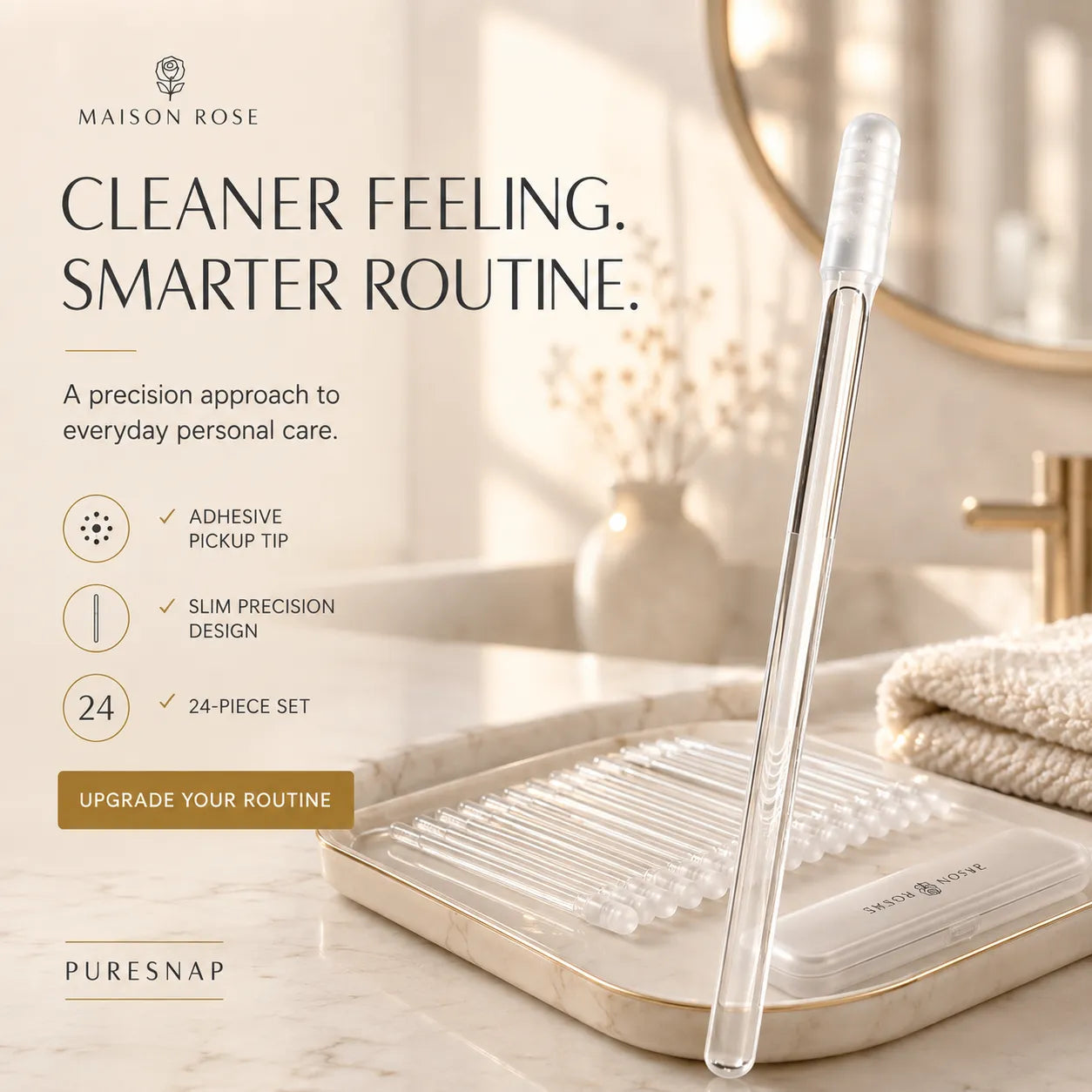 PureSnap – Sticky Ear Cleaning Swabs & Wax Removal Tool