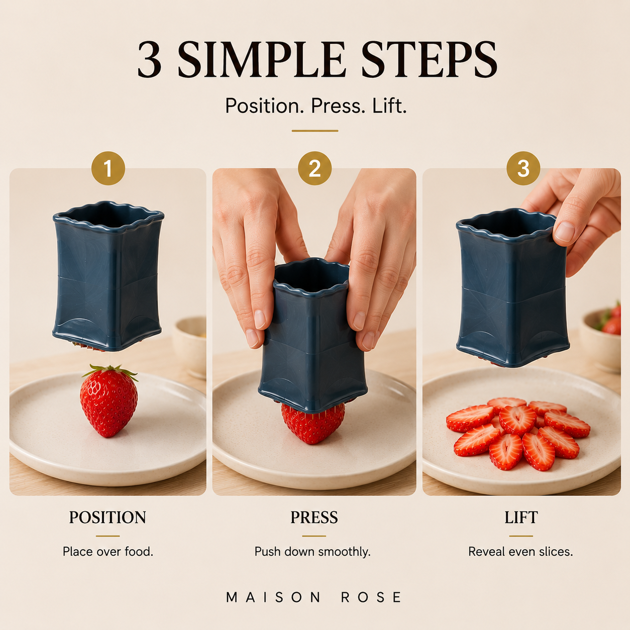 SliceCup – Fruit & Egg Slicer