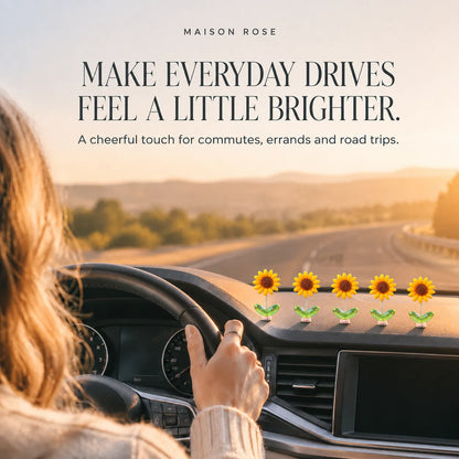SunSpring – Shaking Sunflower Car Ornament