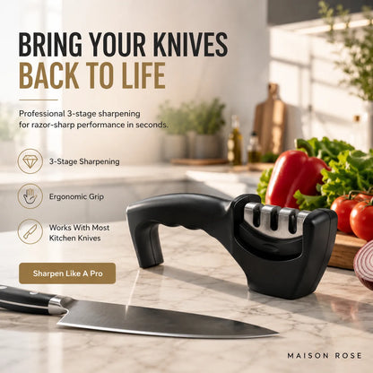 Apex – Professional 3-Stage Knife Sharpener