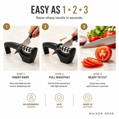 Apex – Professional 3-Stage Knife Sharpener