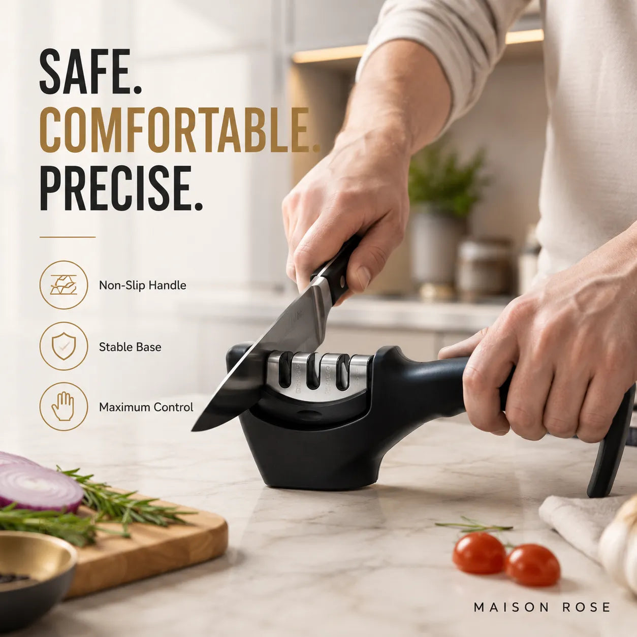 Apex – Professional 3-Stage Knife Sharpener