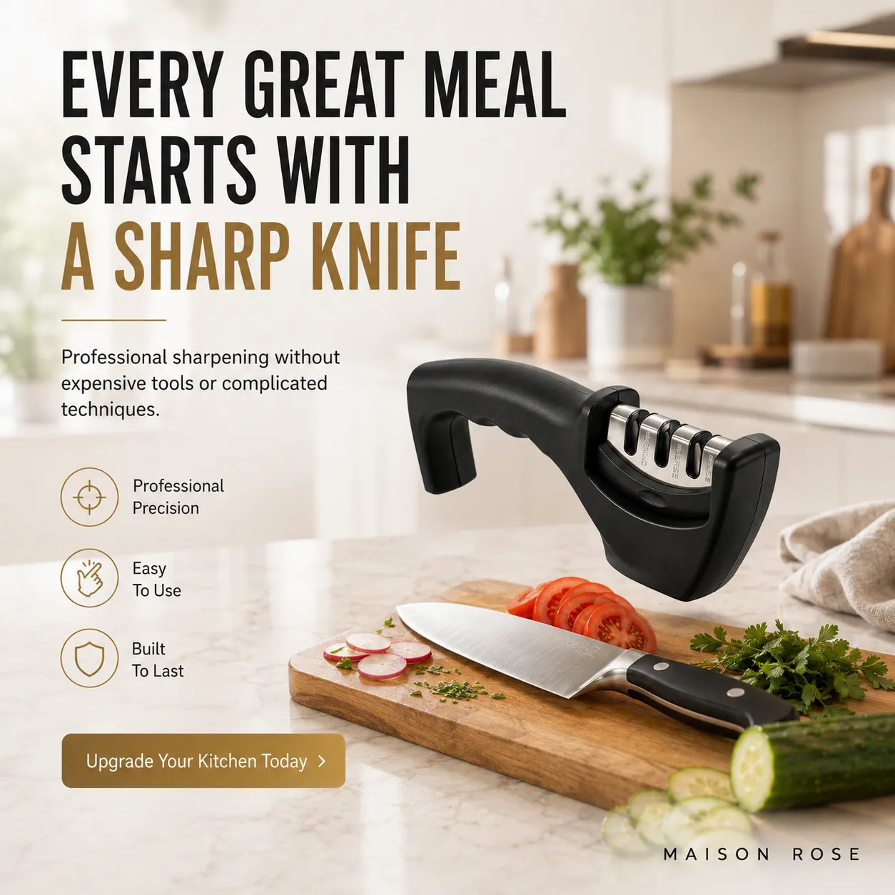 Apex – Professional 3-Stage Knife Sharpener