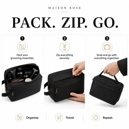 The Stealth Dopp Kit – Premium Waterproof Organizer