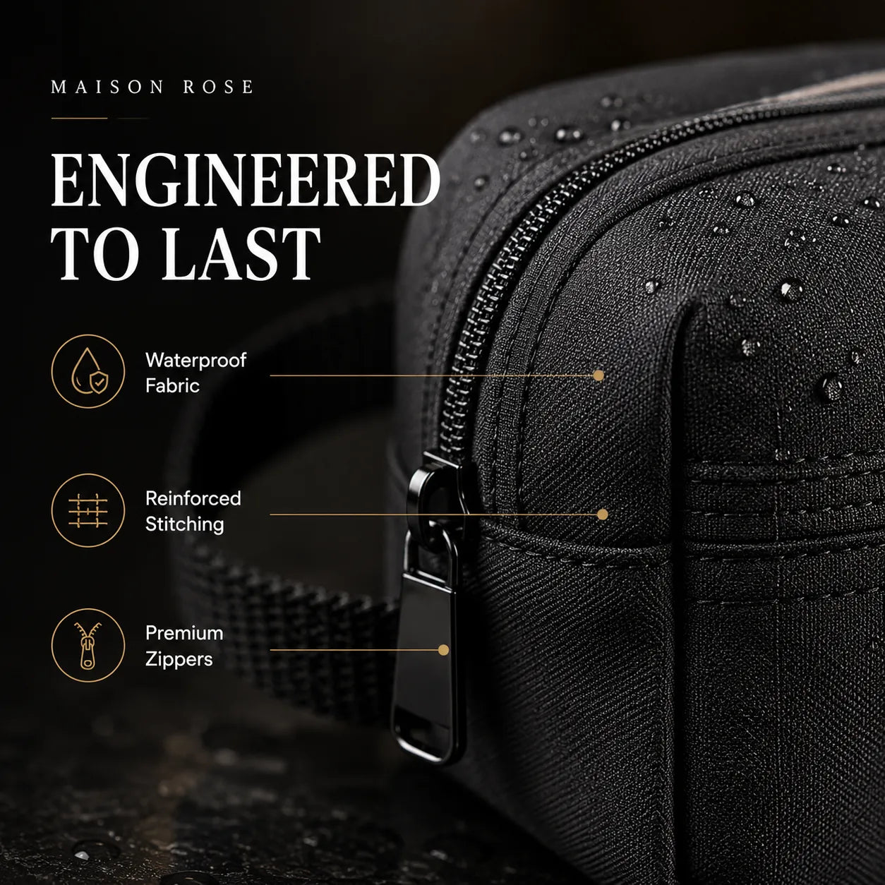 The Stealth Dopp Kit – Premium Waterproof Organizer