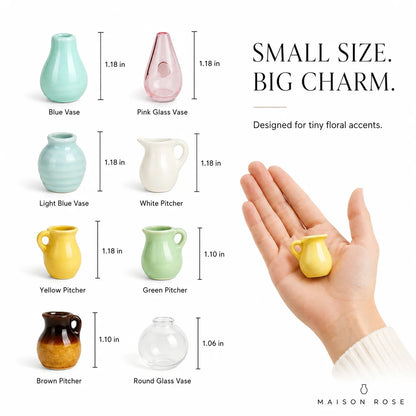 Flora Mini Vase Ceramic Magnets