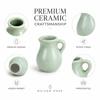 Flora Mini Vase Ceramic Magnets