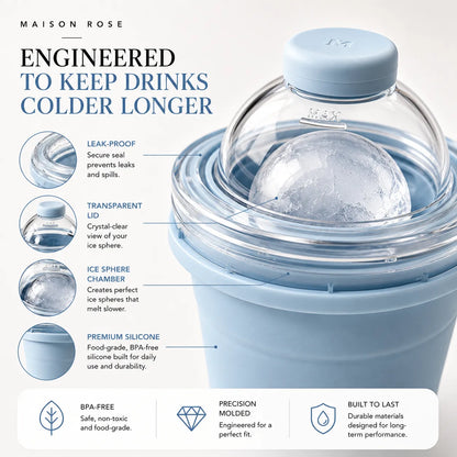 FrostFold – 2-in-1 Portable Ice Ball Cup
