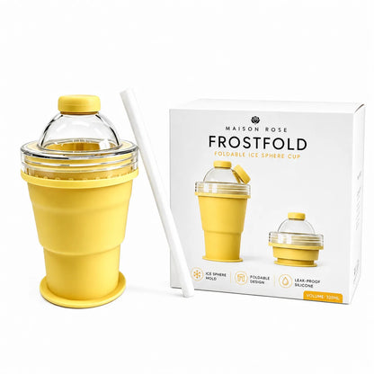 FrostFold – 2-in-1 Portable Ice Ball Cup