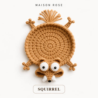 CozyCritters – Hand-Crocheted Animal Coasters