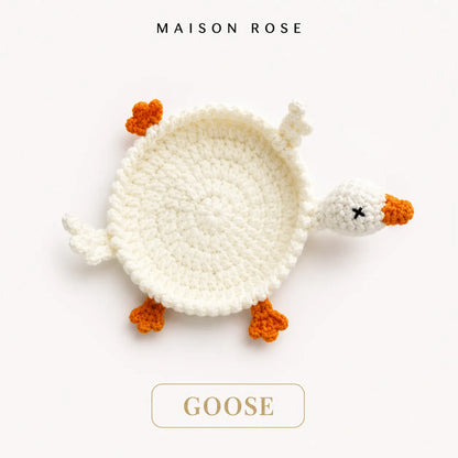 CozyCritters – Hand-Crocheted Animal Coasters