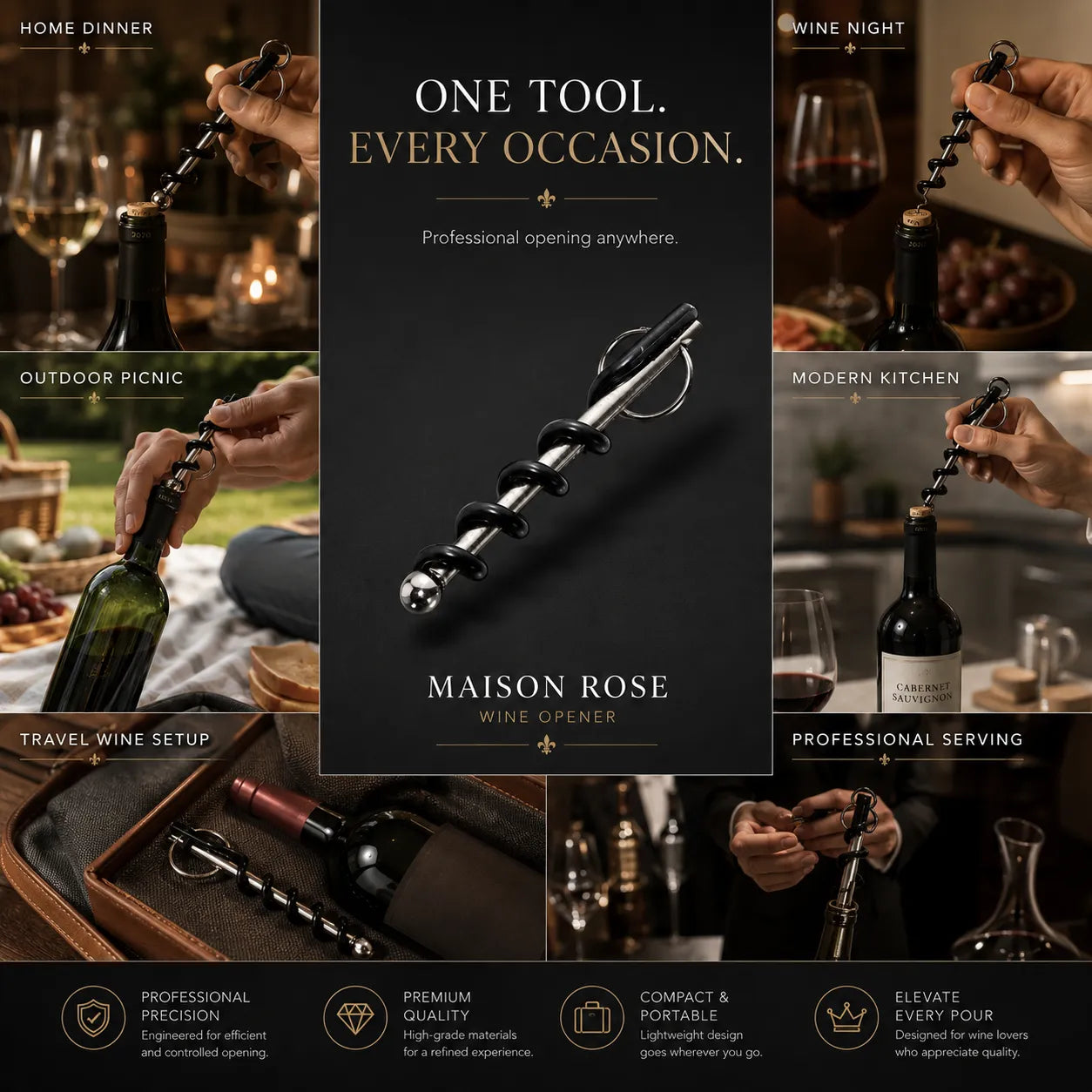 SommSleek – Wine Opener