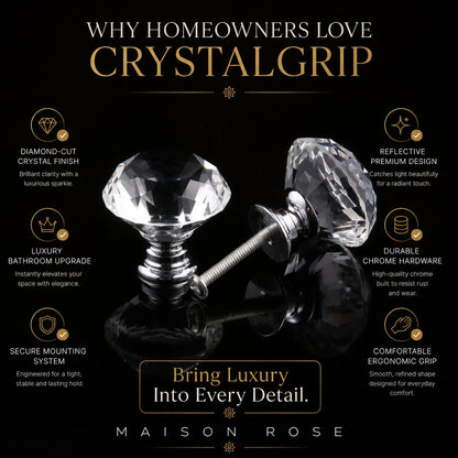 Lumina Crystal – Glass Cabinet Knobs