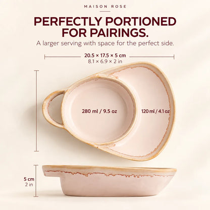 ServeNest – Divided Ceramic Serving Dish