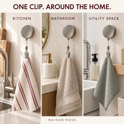 TowelReach – Retractable Towel Clip