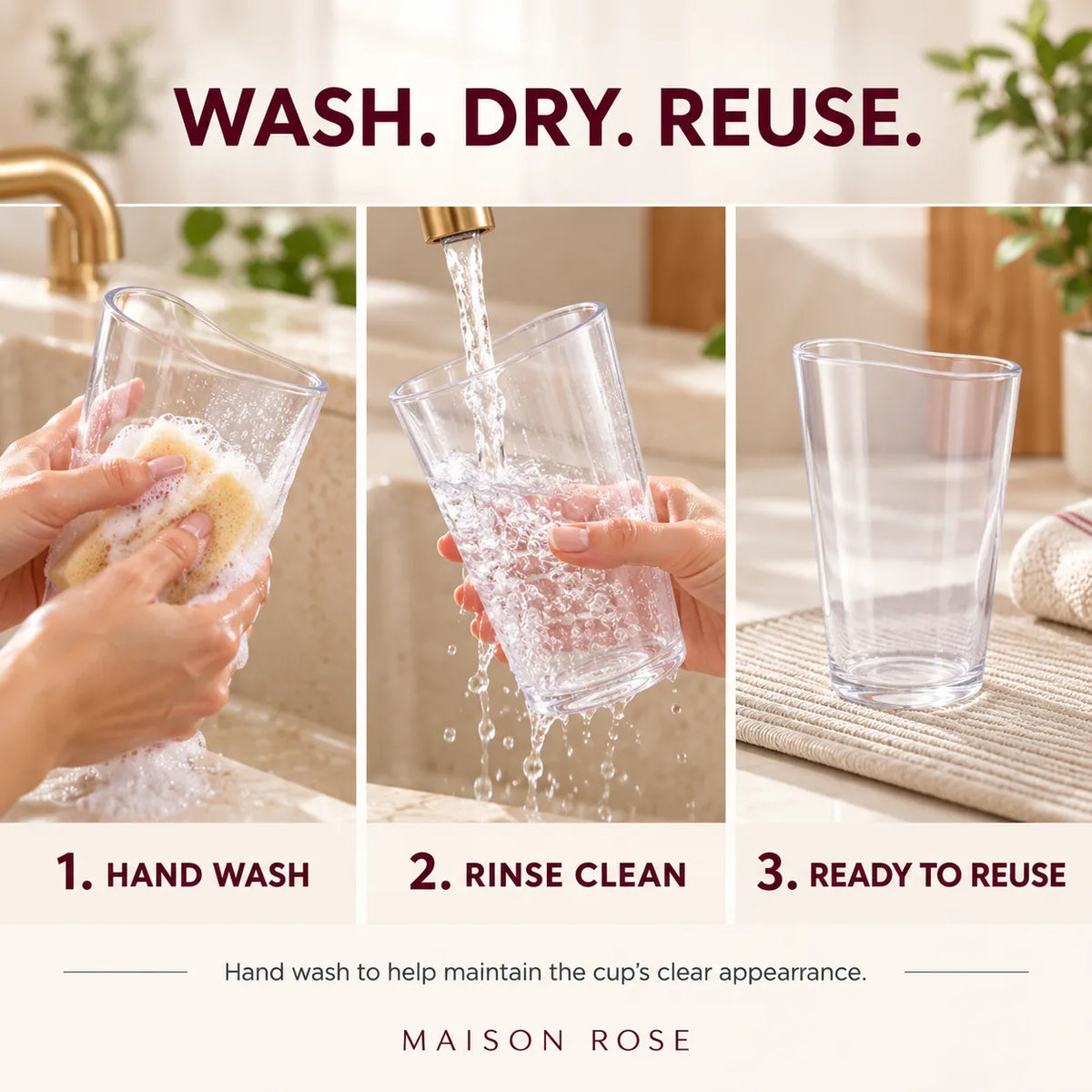 FlexSip – Clear 16 oz Reusable Silicone Pint Cup