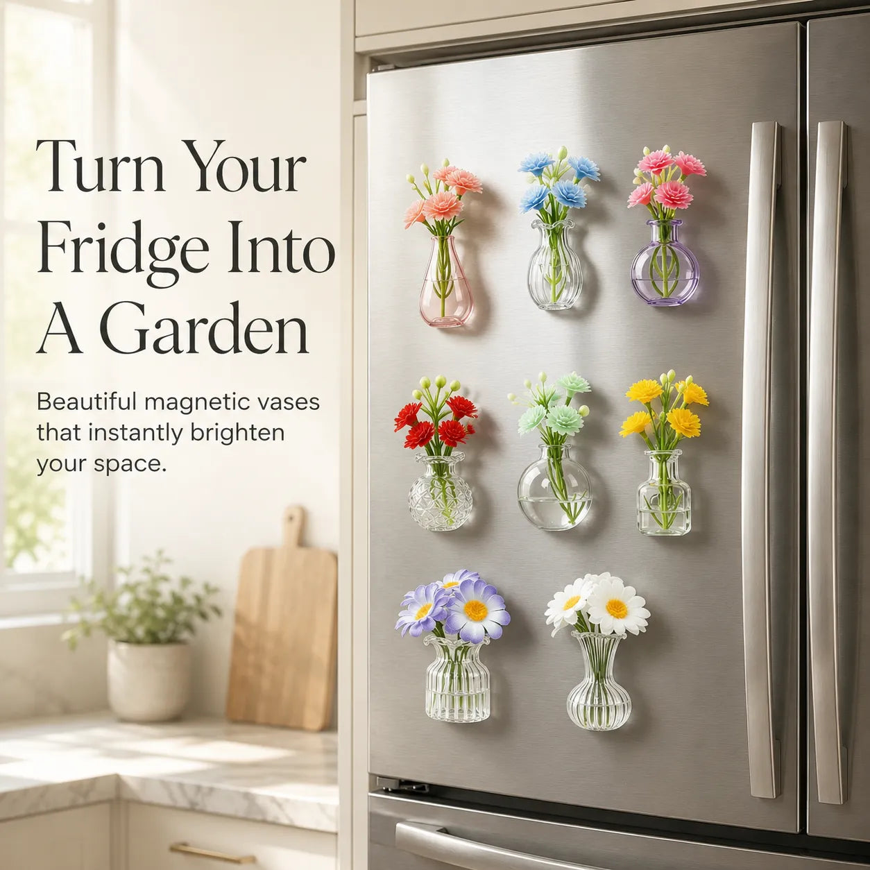 Bloomora Magnetic Mini Fridge Vase