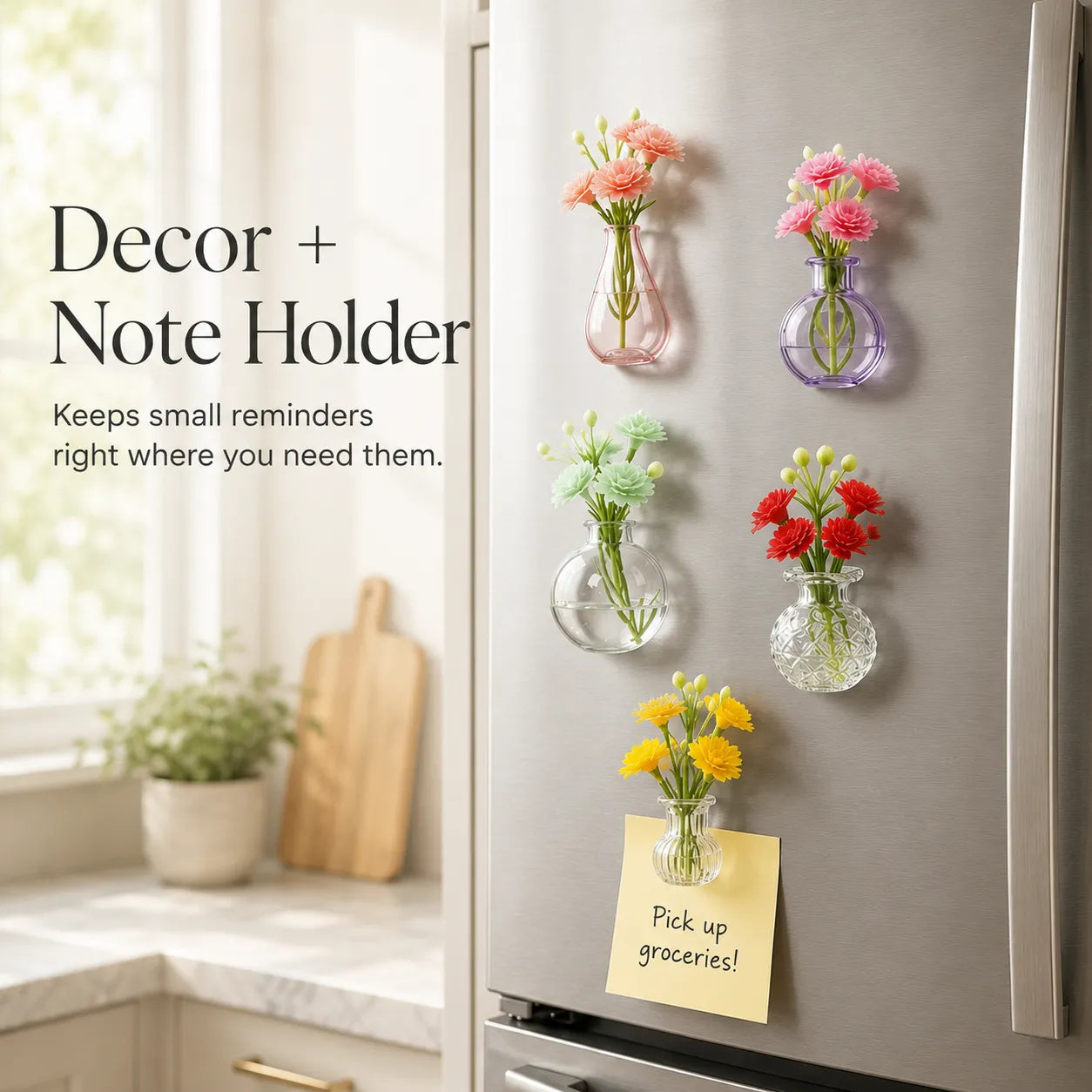 Bloomora Magnetic Mini Fridge Vase