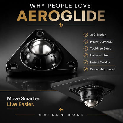 AeroGlide – 360° Universal Adhesive Wheels