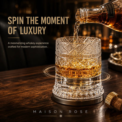 Orbit Crystal – Rotating Crystal Glassware
