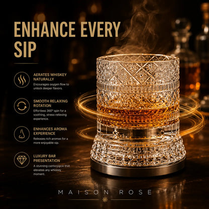 Orbit Crystal – Rotating Crystal Glassware