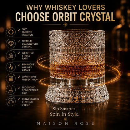 Orbit Crystal – Rotating Crystal Glassware