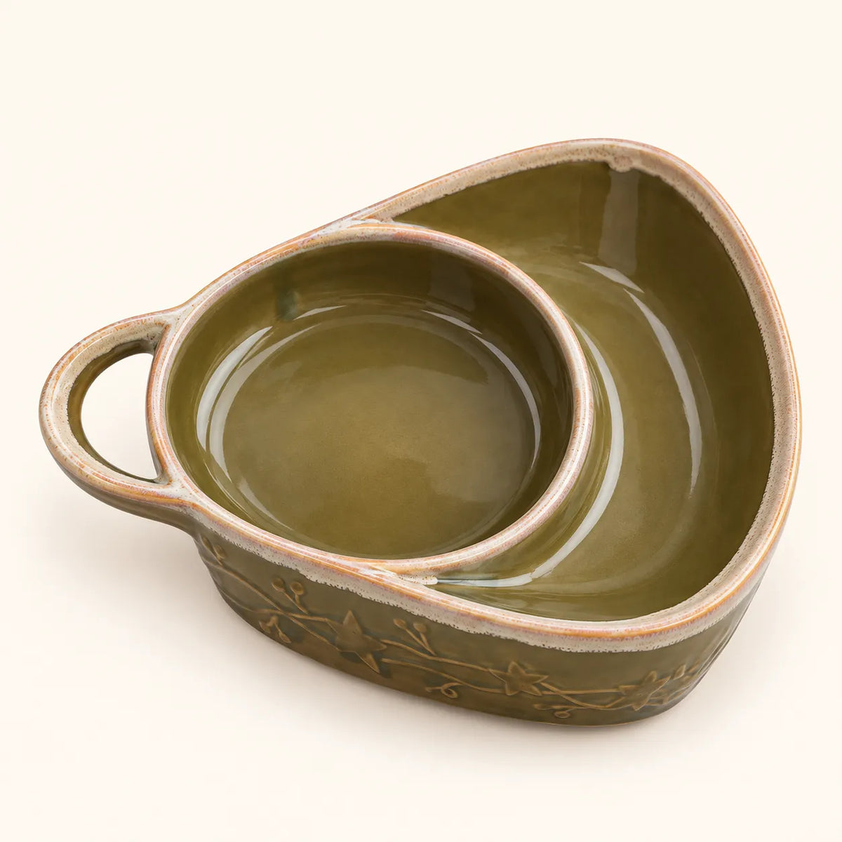 ServeNest – Divided Ceramic Serving Dish