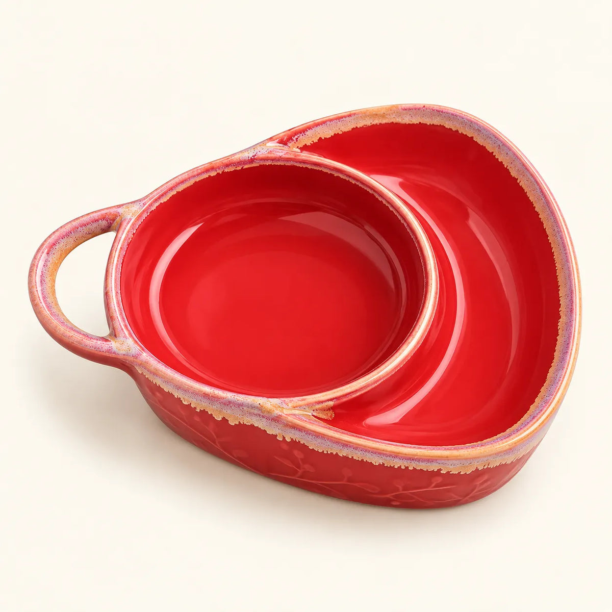ServeNest – Divided Ceramic Serving Dish
