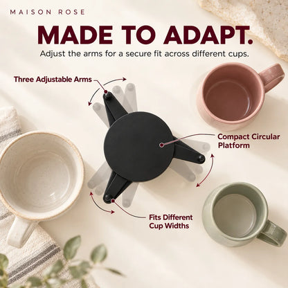 MugNest – Adjustable Cup Stacking Organizer