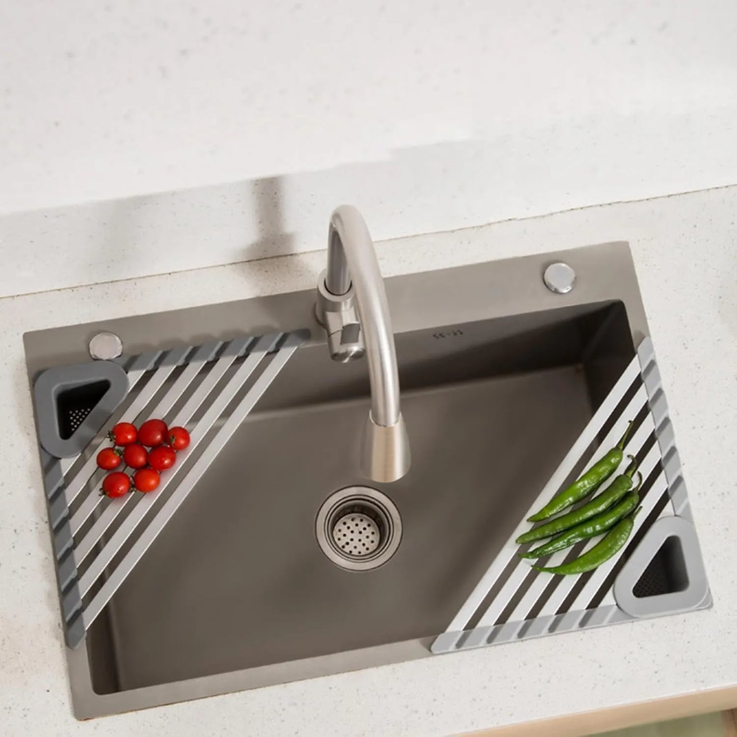 SinkWedge - Foldable Space-Saving Rack