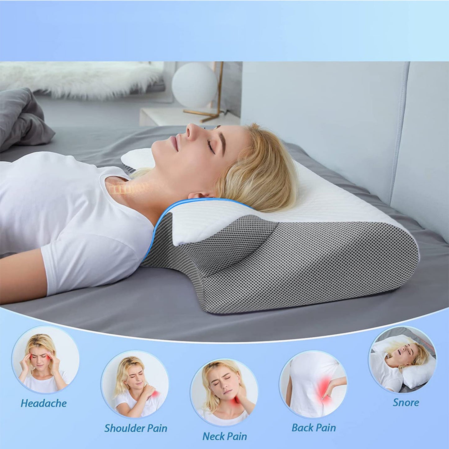 Ergonomic Butterfly Pillow - Limited Time Offer