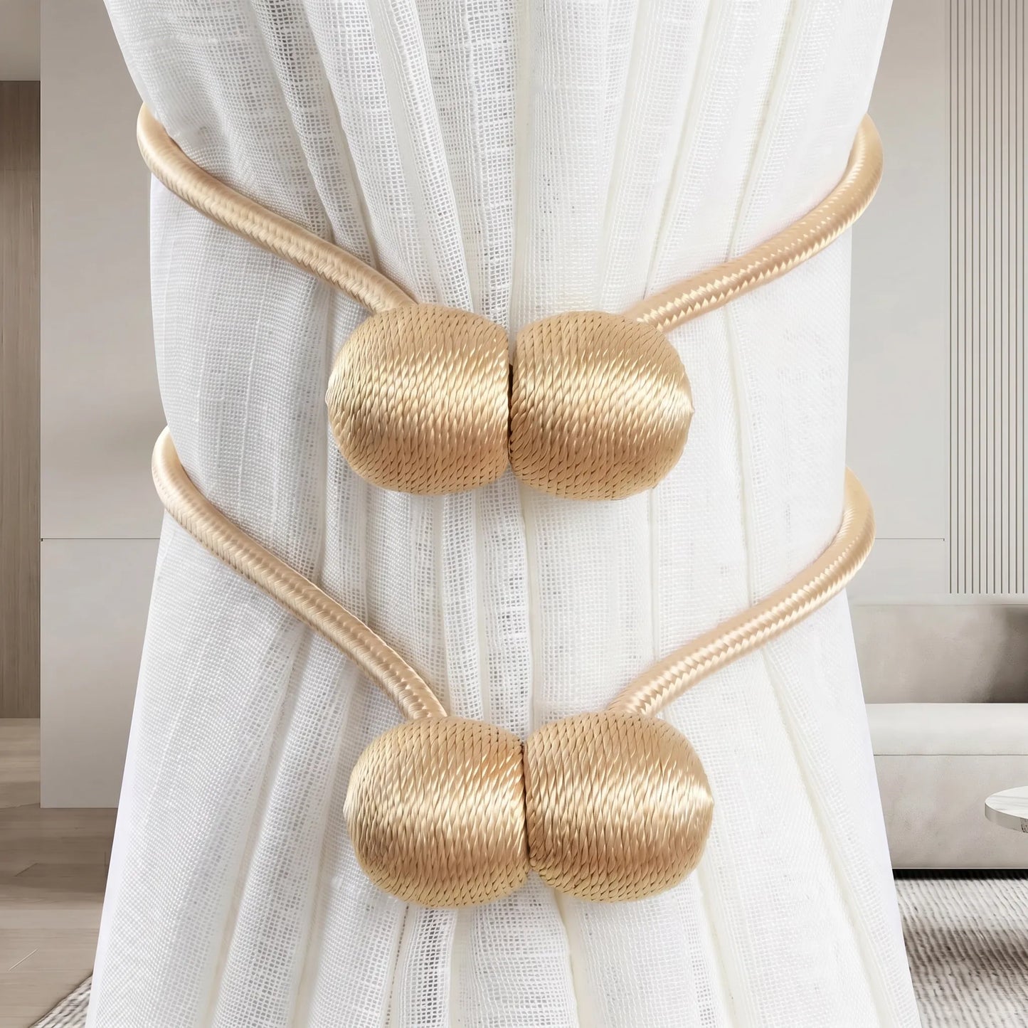 Magnetic Curtain Tiebacks
