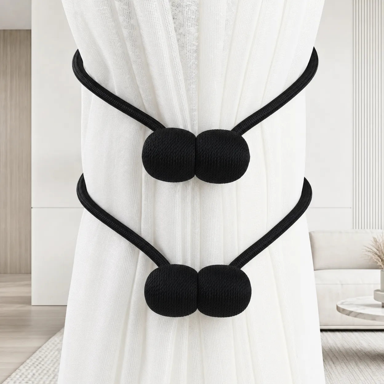 Magnetic Curtain Tiebacks