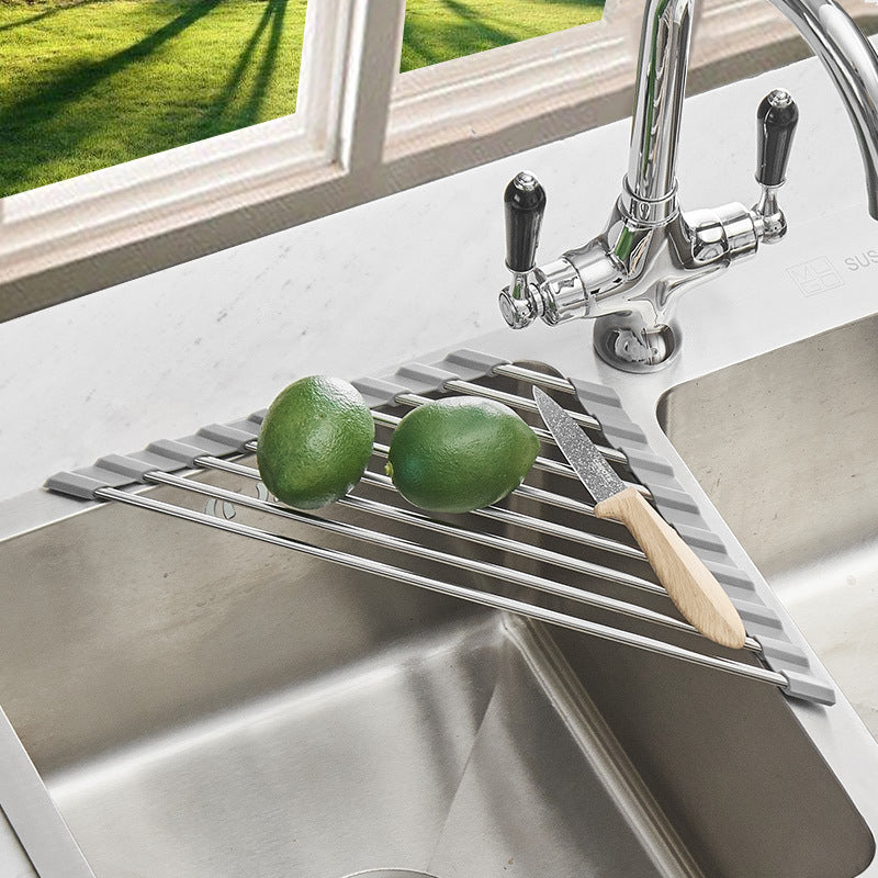 CornerDry - Space-Saving Foldable Dish Drainer