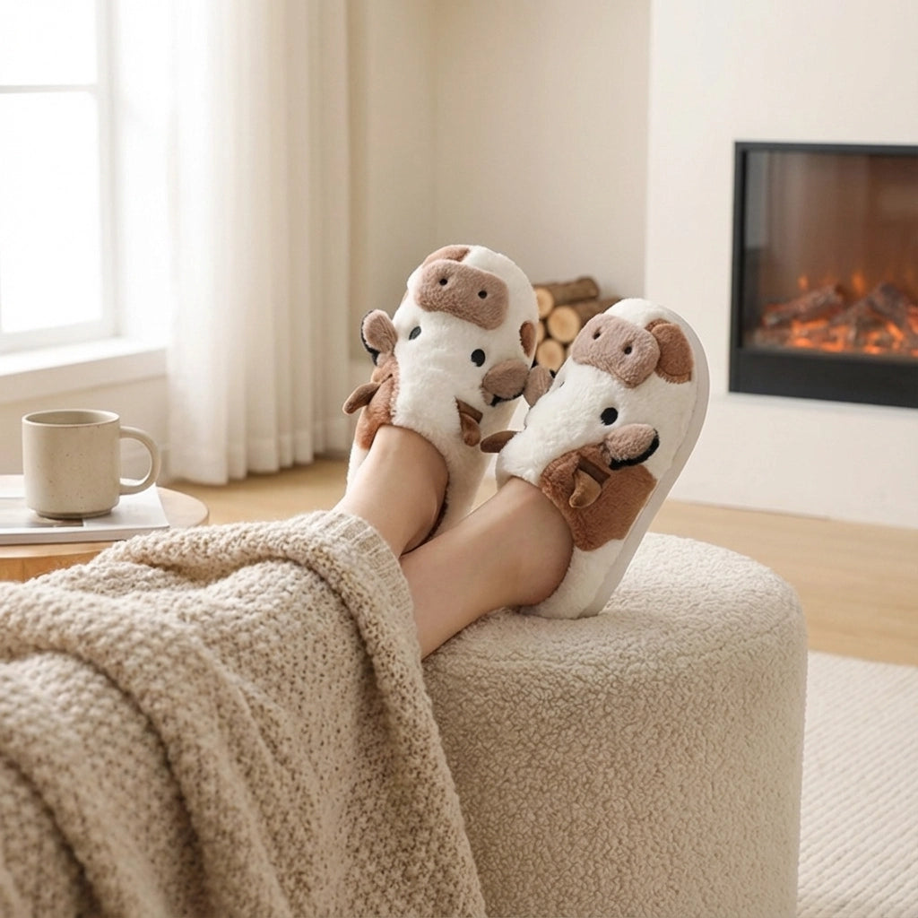 FluffyMoo Home Slippers