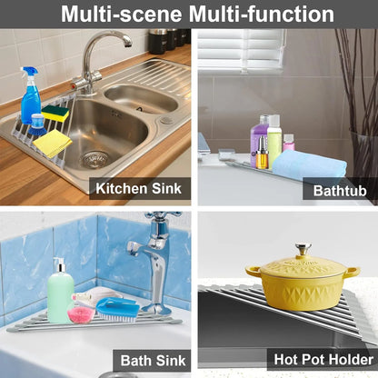 CornerDry - Space-Saving Foldable Dish Drainer